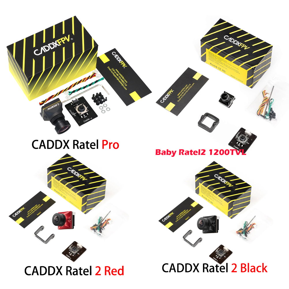 Drone Rc Plegable - CADDXFPV Ratel Pro Analog / Baby