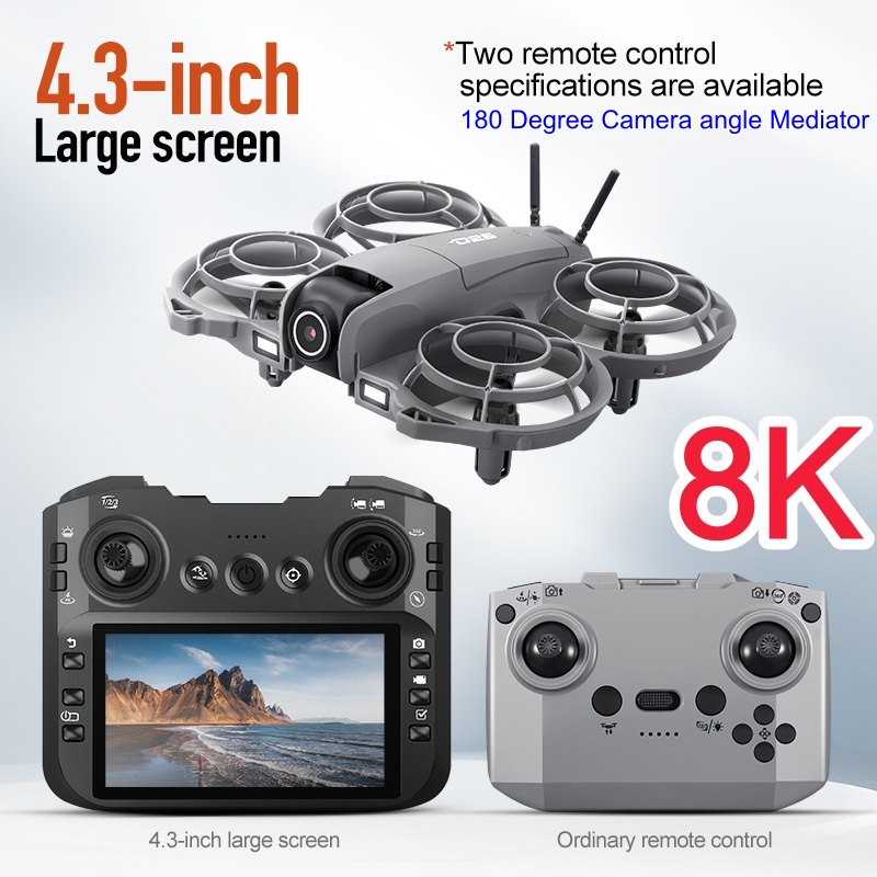 Drone Rc Helicopter With Camera - Large Screen Remote Control RC Drone