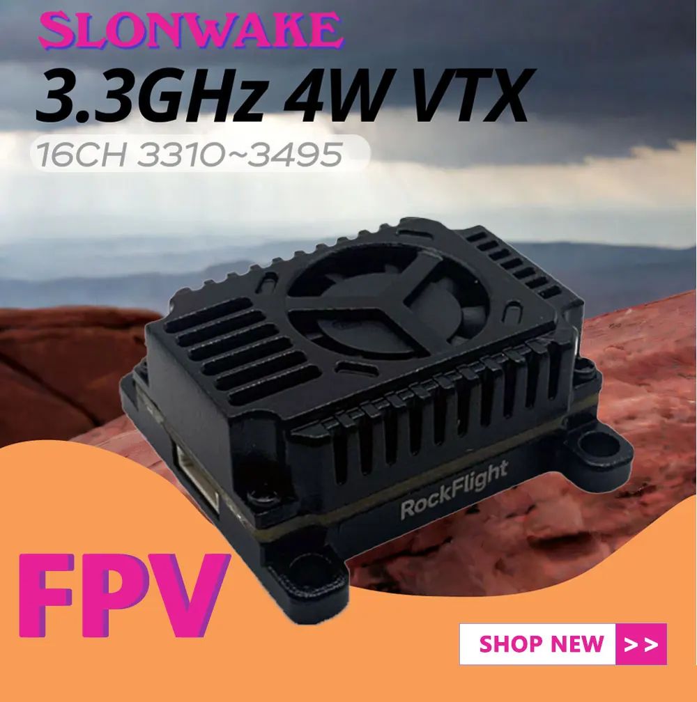 SLONWAKE FPV 3.3G 16CH 4000mW  - Rc Transmitter review and price