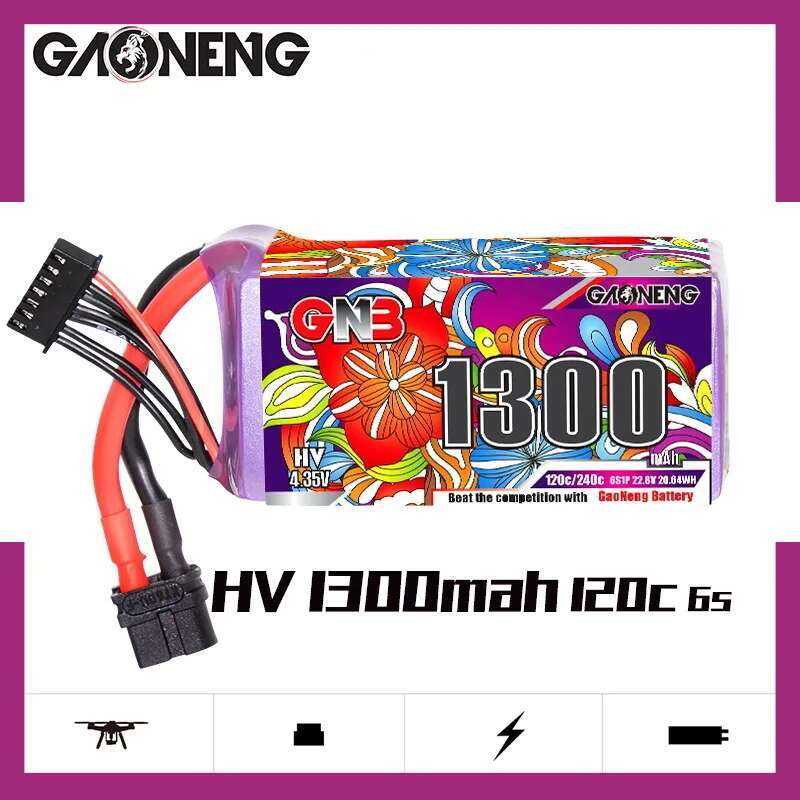 2Pcs GNB 6S Lipo Battery 22.8V - Drone Lipo Battery review and price