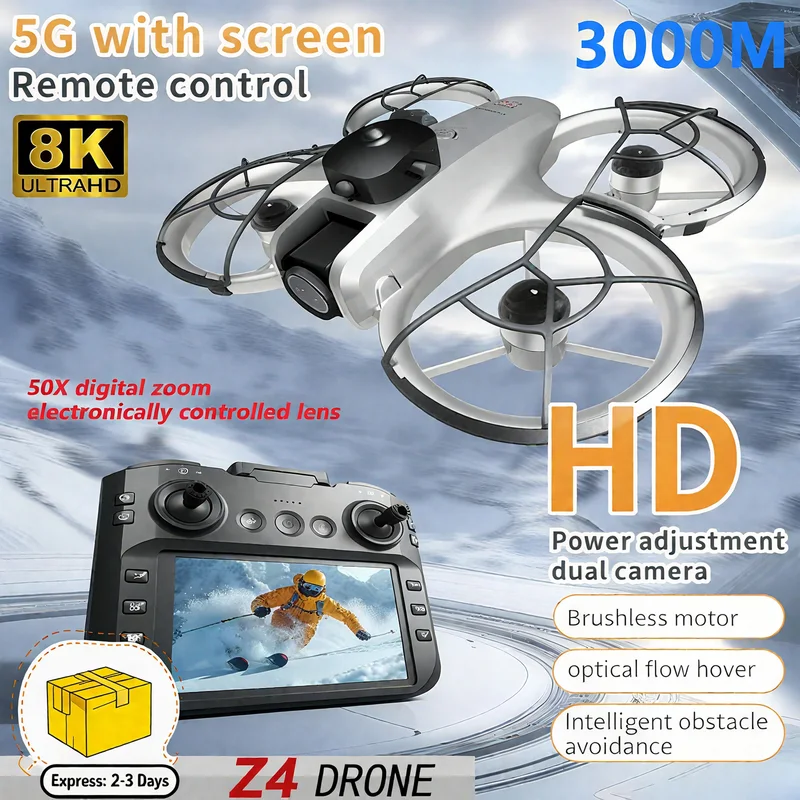 New MINI Z4 Drone 4K Professio - Drone Rc Plegable review and price