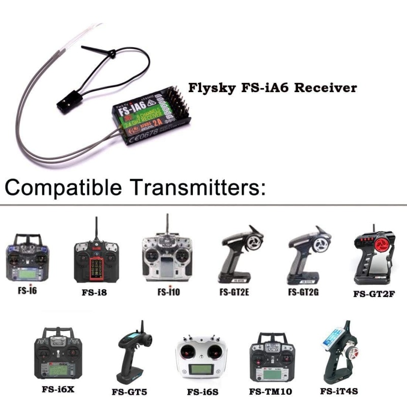 Flysky FS-IA6 Receiver 6CH Dua - Drone Rc Controller And Receiver review and price