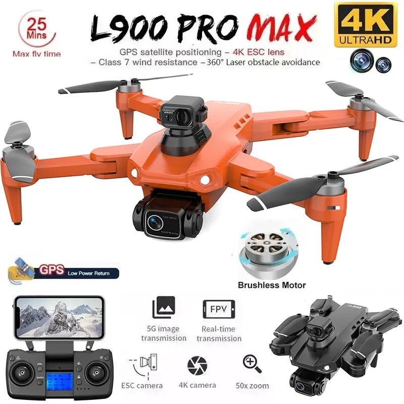 L900 Pro MAX GPS Drone 4K Prof - Drone Rc Fpv Pro review and price