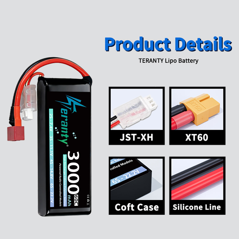 TERANTY 2S 3000mAh Lipo Batter - Drone Lipo Battery review and price