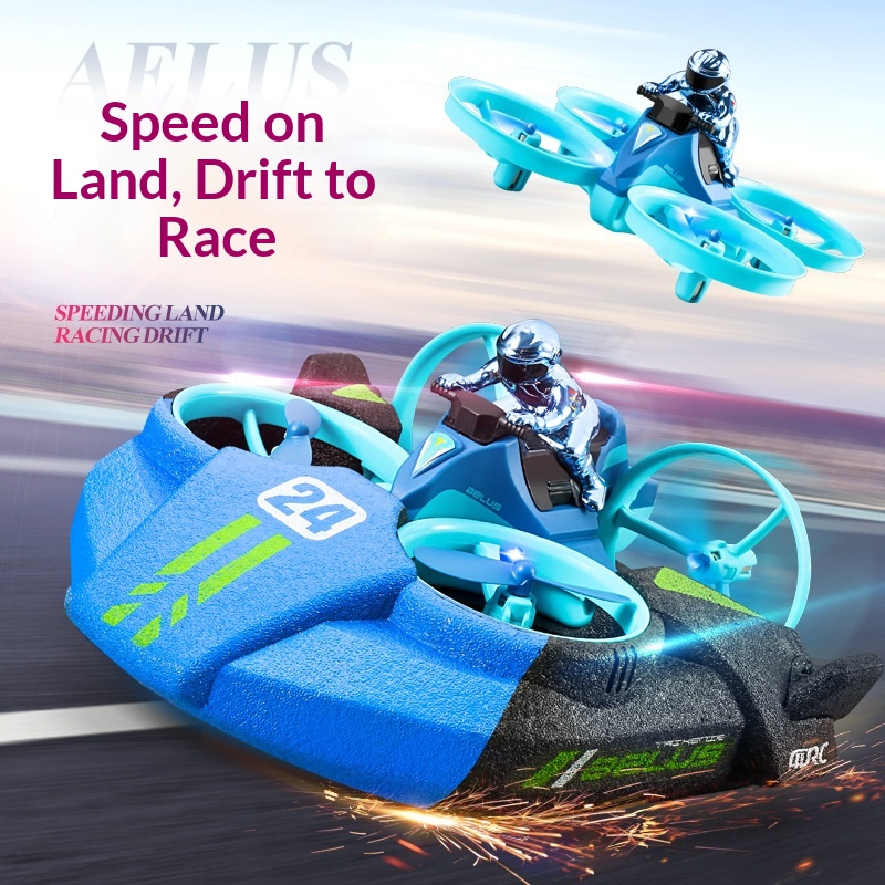 V24 3-in-1 RC Airplane Helicop - Rc Drone And Flying Car review and price