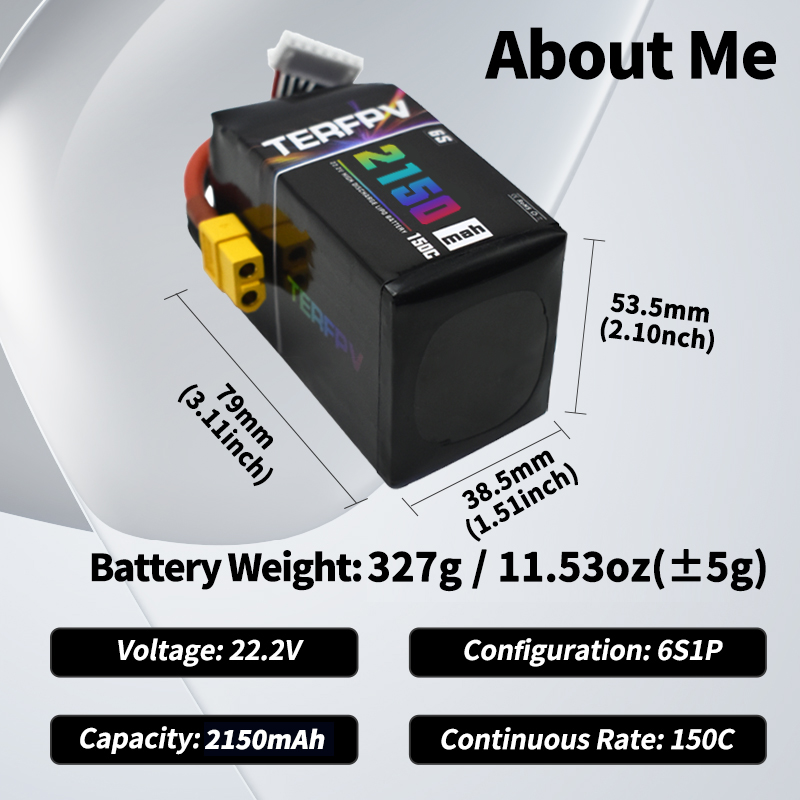 TERFPV Lipo Battery 6S 22.2V 1 - Drone Lipo Battery review and price