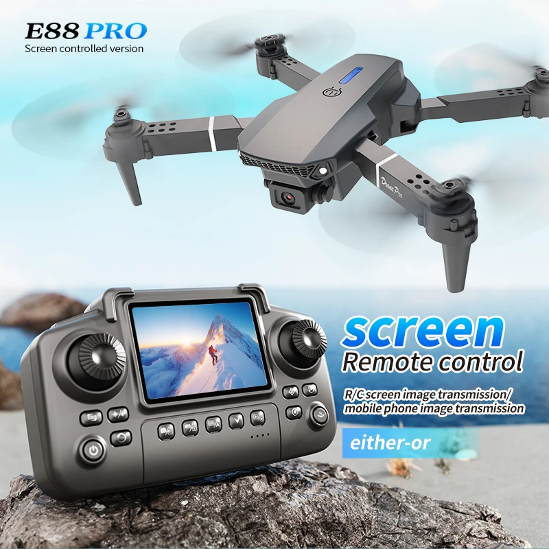 Professional E88 PRO Drone wit - Drone Rc Helicopter With Camera review and price