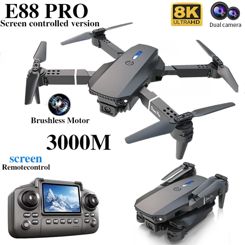 Professional E88 PRO Drone wit - Drone Rc Helicopter With Camera review and price