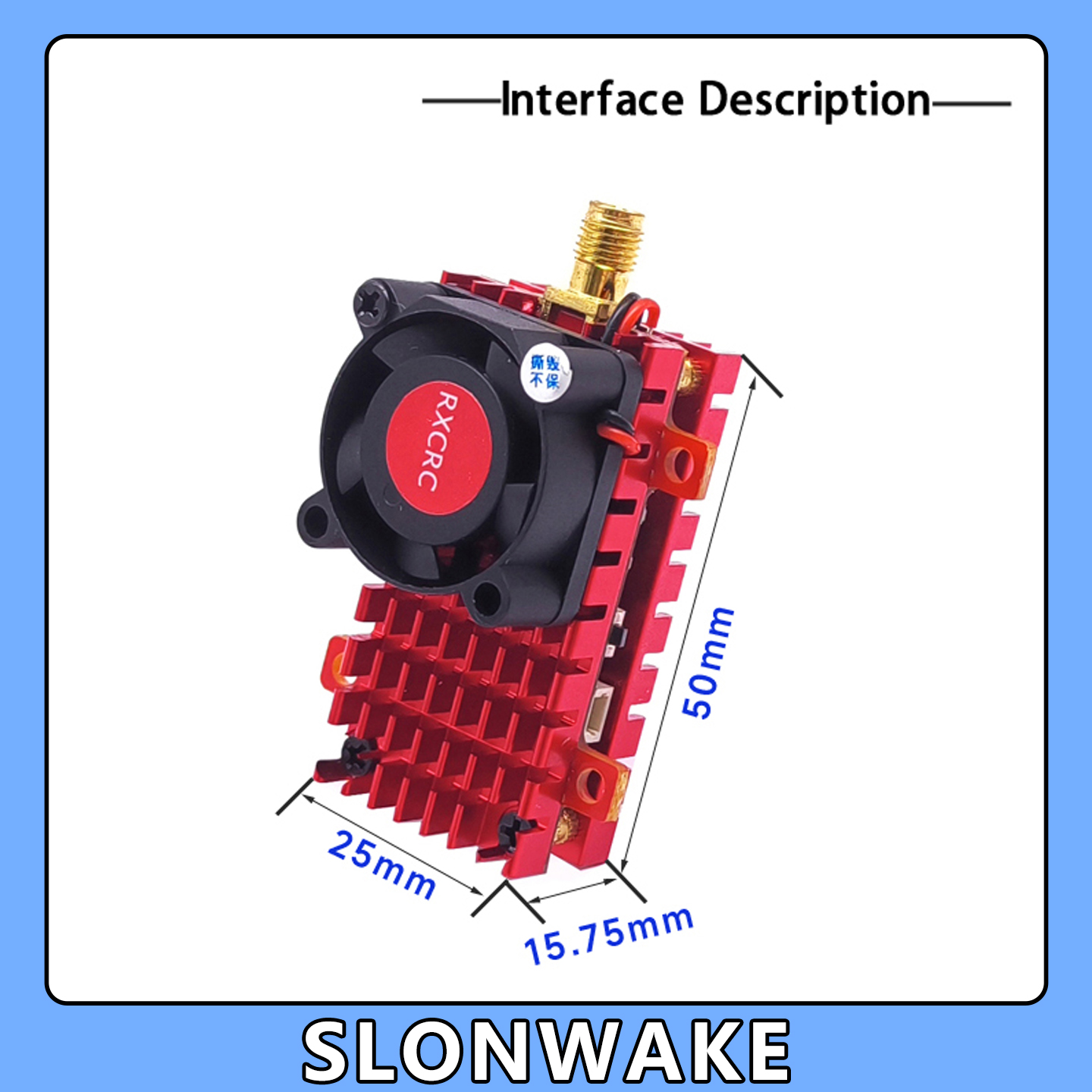 SLONWAKE 5.8G 2W VTX FPV 1800T - Drone Rc Plegable review and price