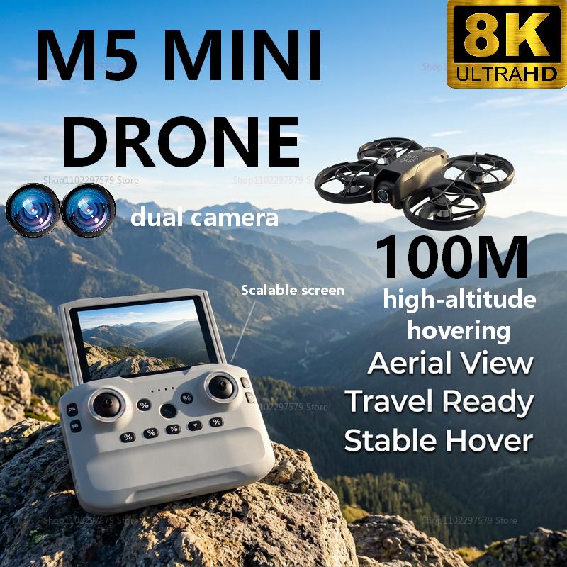 2026 New M5 Mini Drone 8K HD C - Drone Rc Helicopter With Camera review and price
