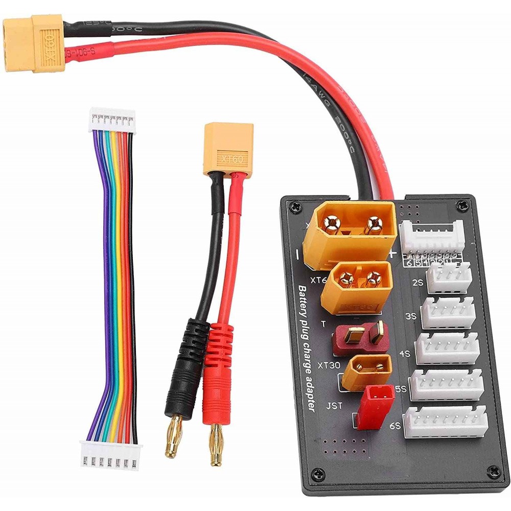 XT30 XT60 XT90 JST T Connector - Lipo Parallel Charging Board review and price