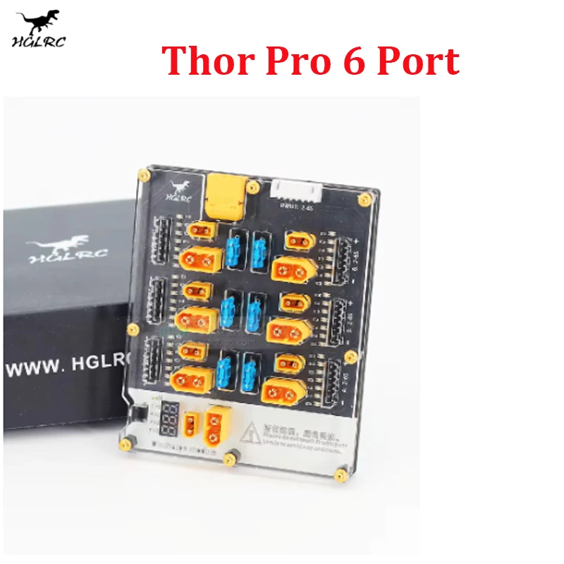 HGLRC Thor Pro 6 Ports Battery - Lipo Parallel Charging Board review and price