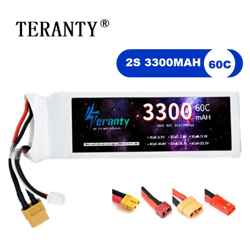 2S 7.4V LiPo Battery 3300mAh 6 - Drone Lipo Battery review and price