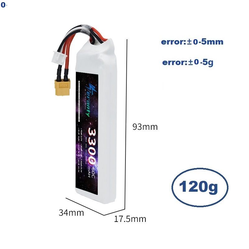 2S 7.4V LiPo Battery 3300mAh 6 - Drone Lipo Battery review and price