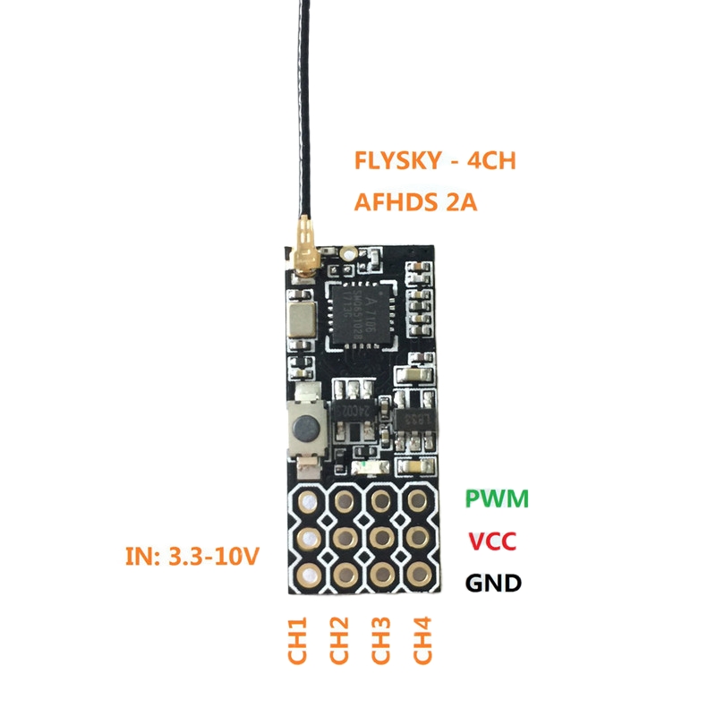 Flysky FS2A Mini Receiver 4CH  - Drone Lipo Battery review and price