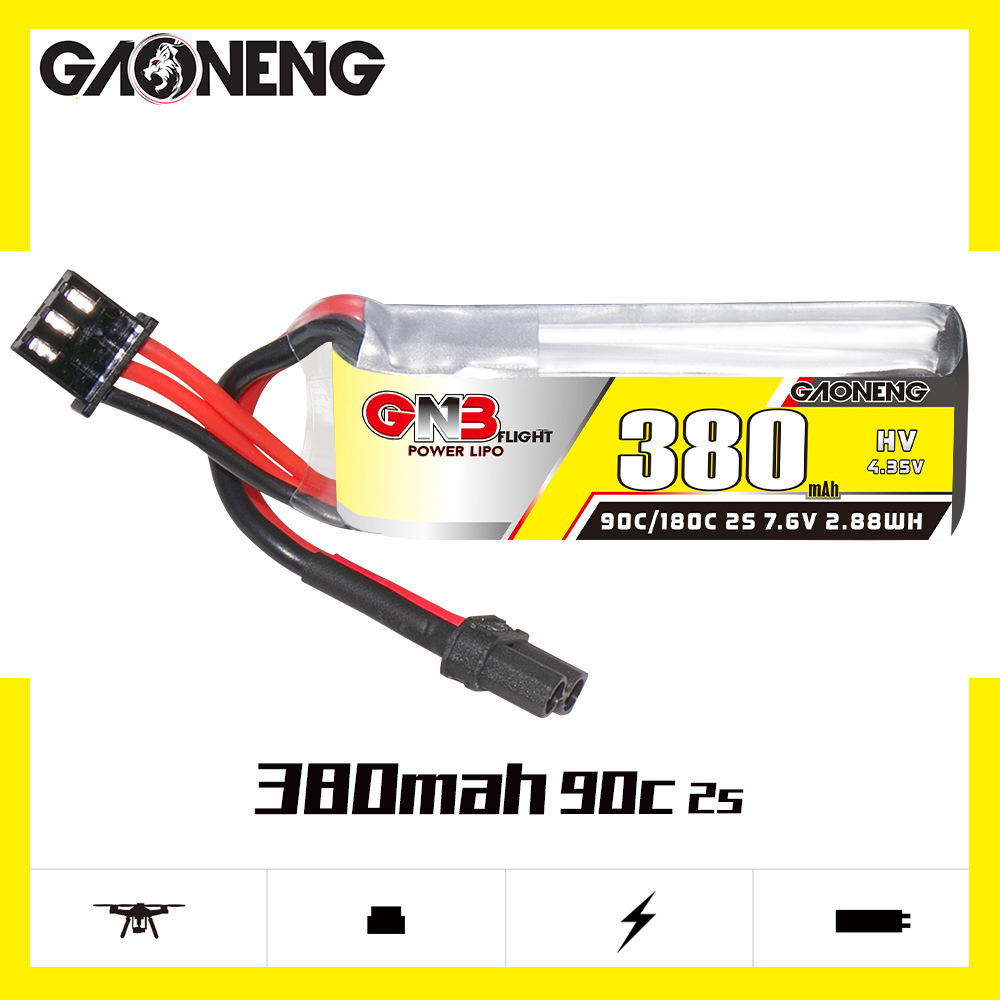 GNB 2S 7.6V 380mAh 90C/180C Li - Drone Lipo Battery review and price