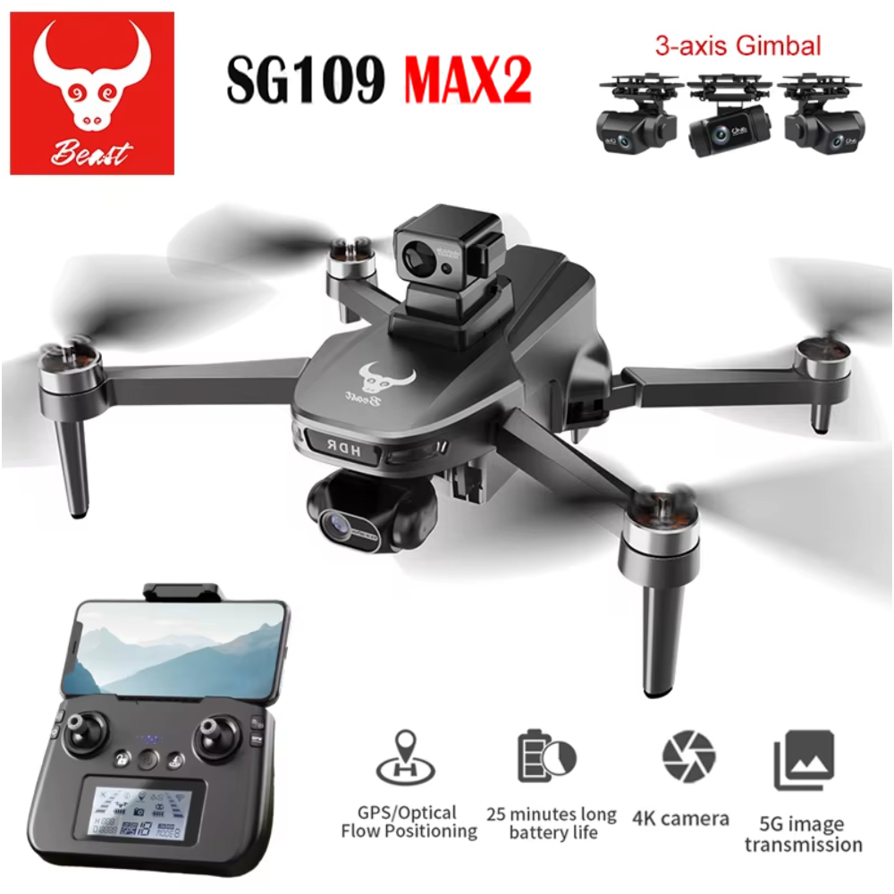 SG109 MAX2 Professional FPV 8K - Drone Rc Helicopter With Camera review and price