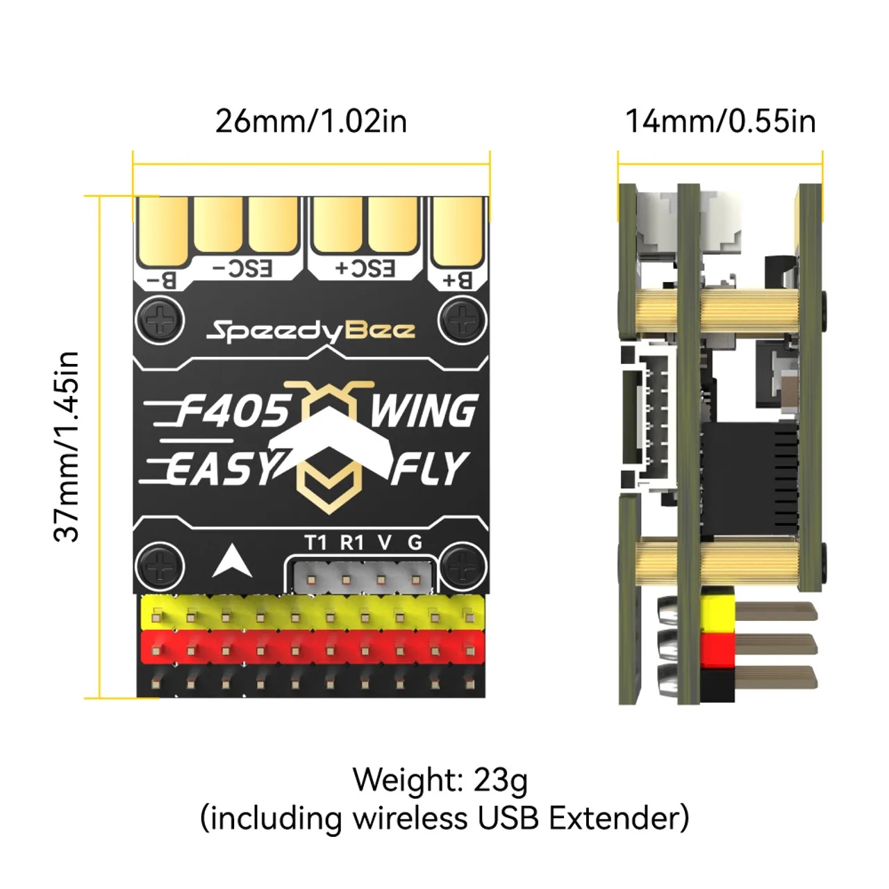 SpeedyBee F405 WING MINI Fixed - Flight Controller review and price