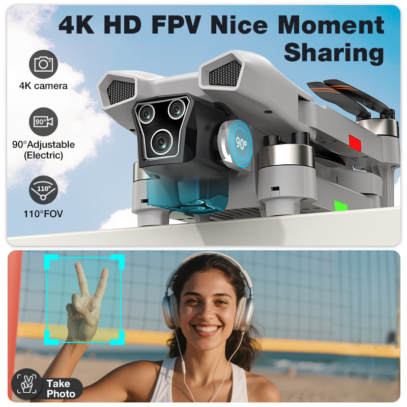 NEW Hot L017 Pro Drone Brushle - Drone Rc Plegable review and price