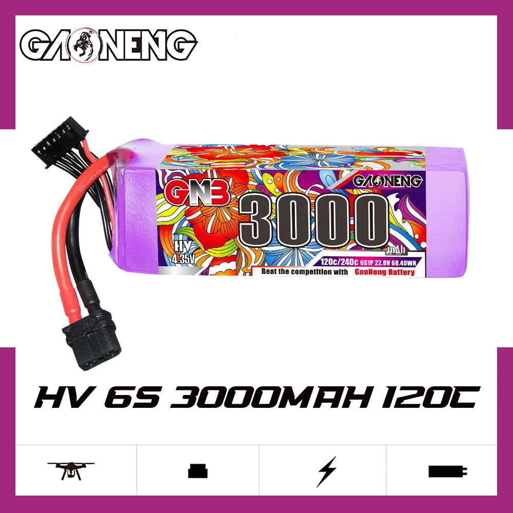 GNB Lipo Battery 6S 22.8V 3000 - Drone Lipo Battery review and price